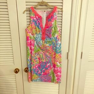 Lilly Pulitzer Ryder shift dress in Lovers Coral